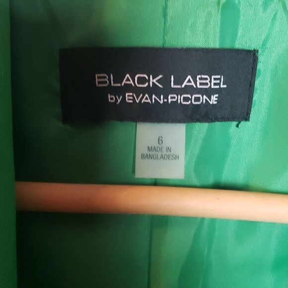 Green Blazer by Black Label by Evan Picone - Picture 2 of 7